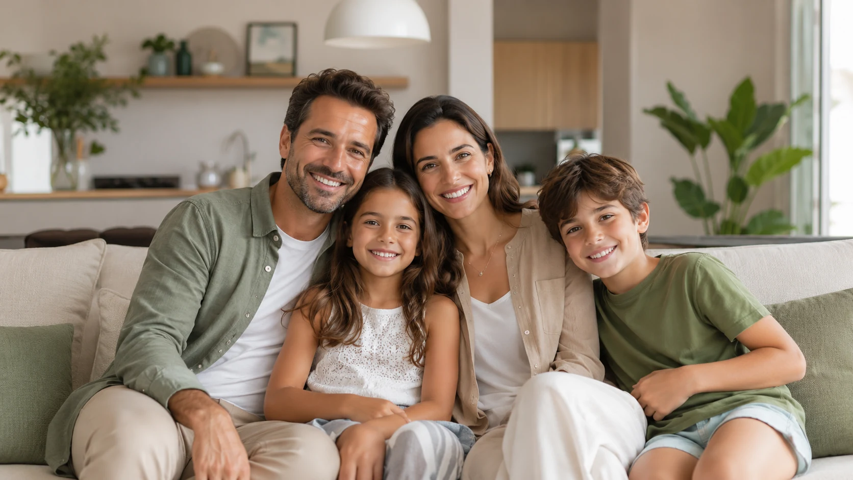 Família buscando plano de saúde